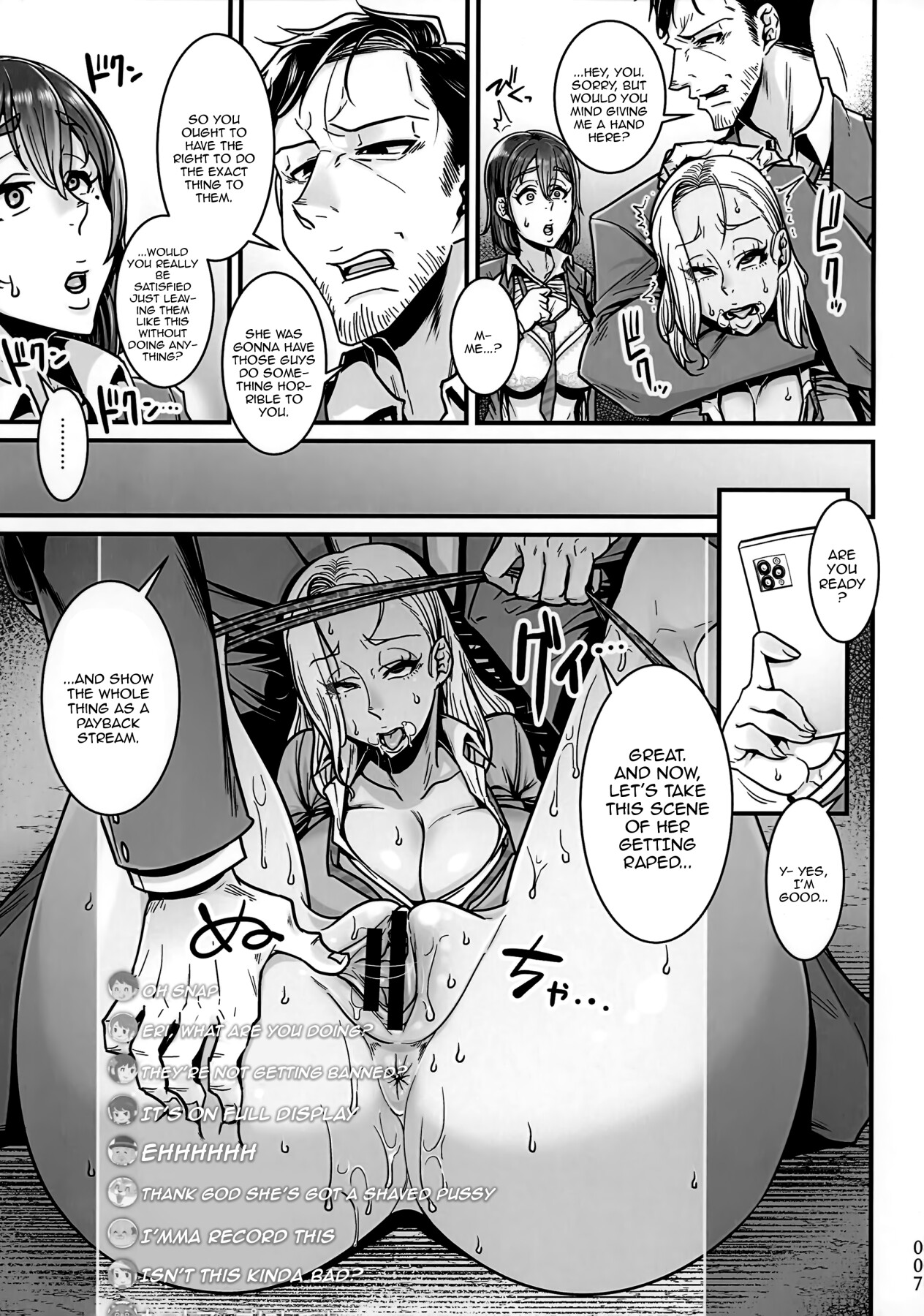 Hentai Manga Comic-The Old Man Striving To Change The World VS The Spoiled Highschool Bully Gyaru-Read-6